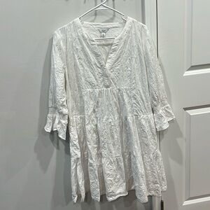 Embroidered flower’s dress